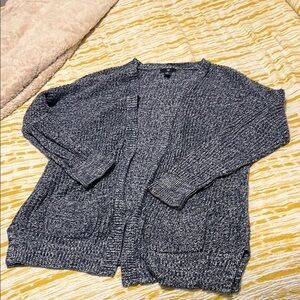 Cozy Gray Knit Cardigan